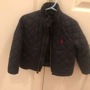 Toddler’s quilted jacket.